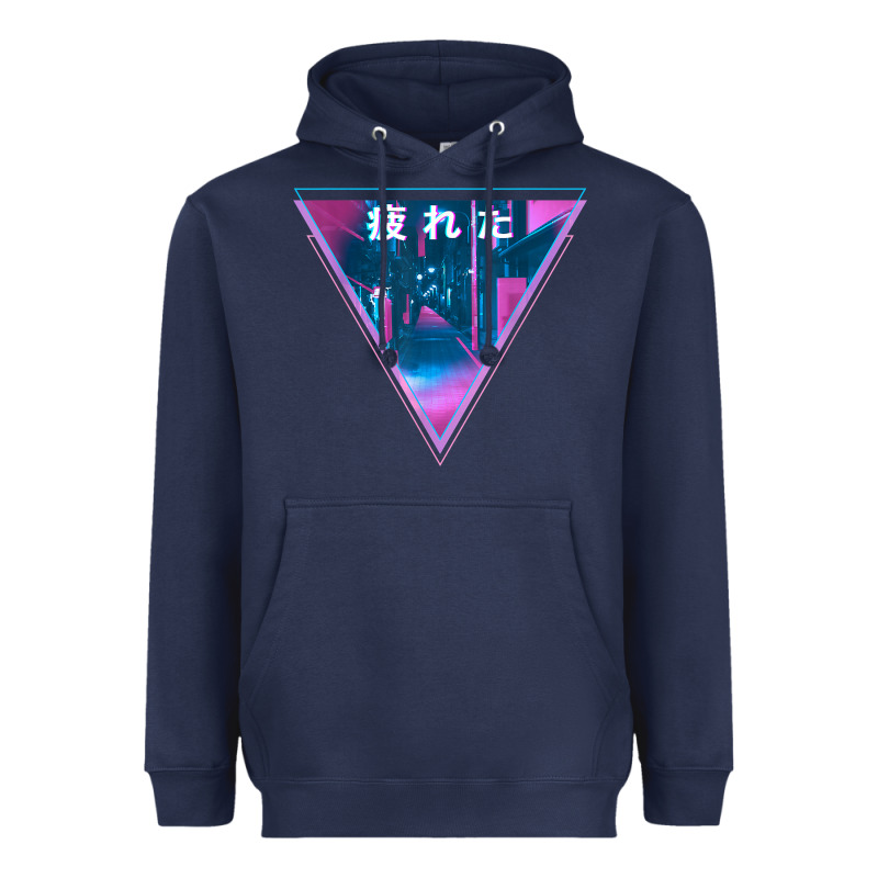 Tired Japanese Otaku   Abandoned City Street Art T Shirt Heavyweight Hoodie by linhVisuals | Teevron