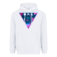 White tired japanese otaku   abandoned city street art t shirt Heavyweight Hoodie - linhVisuals