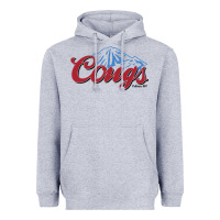 Heather Grey wsu cougs light blue Heavyweight Hoodie - linhVisuals