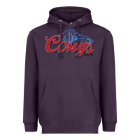 Plum wsu cougs light blue Heavyweight Hoodie - linhVisuals
