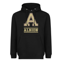Black albion college athleticpurple Heavyweight Hoodie - linhVisuals