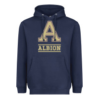 Navy albion college athleticpurple Heavyweight Hoodie - linhVisuals