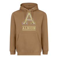 Toasted Coconut albion college athleticpurple Heavyweight Hoodie - linhVisuals