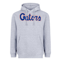 Heather Grey florida sport gators Heavyweight Hoodie - linhVisuals