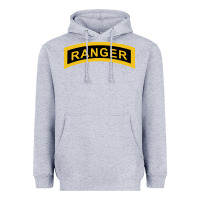 Heather Grey army ranger tab   black & gold   army ranger tab black gold Heavyweight Hoodie - linhVisuals