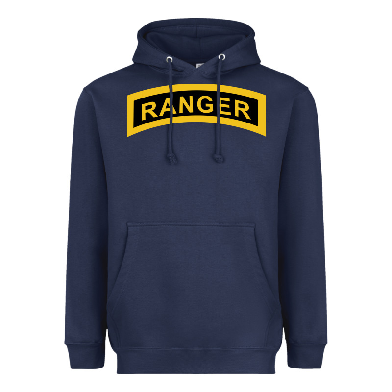 Army Ranger Tab   Black & Gold   Army Ranger Tab Black Gold Heavyweight Hoodie by linhVisuals | Teevron