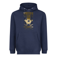 Navy tekken inspired king design premium t shirt Heavyweight Hoodie - linhVisuals