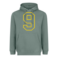 Sage number #9 sports jersey uniform Heavyweight Hoodie - linhVisuals