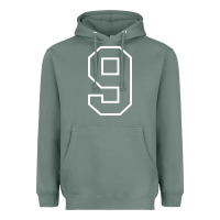 Sage number #9 sports jersey uniform Heavyweight Hoodie - linhVisuals