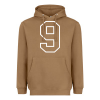 Toasted Coconut number #9 sports jersey uniform Heavyweight Hoodie - linhVisuals