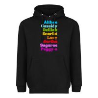 Black althea cassidy name woman mans Heavyweight Hoodie - linhVisuals