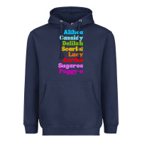 Navy althea cassidy name woman mans Heavyweight Hoodie - linhVisuals