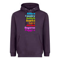 Plum althea cassidy name woman mans Heavyweight Hoodie - linhVisuals