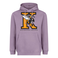Lavender kalamazoo college vectorized Heavyweight Hoodie - linhVisuals