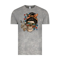 American Mother Skull Vintage Tee | Teevron