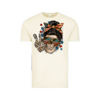 Vintage Arctic American Mother skull Vintage Tee - FaDigitalArtStudio