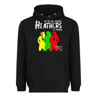 Black otls heathers Heavyweight Hoodie - linhVisuals