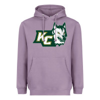 Lavender keuka college wolf vectorized Heavyweight Hoodie - linhVisuals