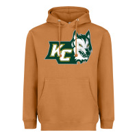 Meerkat keuka college wolf vectorized Heavyweight Hoodie - linhVisuals