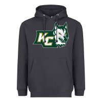 Smoke keuka college wolf vectorized Heavyweight Hoodie - linhVisuals