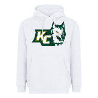 Keuka College Wolf Vectorized Heavyweight Hoodie | Teevron
