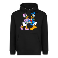 Black donal duck Heavyweight Hoodie - linhVisuals