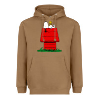Toasted Coconut peanuts the doghouse Heavyweight Hoodie - linhVisuals