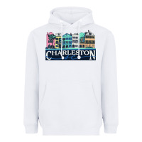 White charleston rainbow road   charleston south carolin Heavyweight Hoodie - linhVisuals