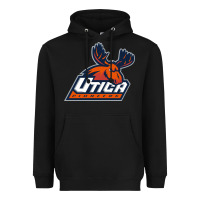 Black utica pioneers vectorized Heavyweight Hoodie - linhVisuals
