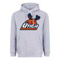 Heather Grey utica pioneers vectorized Heavyweight Hoodie - linhVisuals
