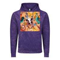 Cloud Purple western farm animals seamless pattern Vintage Hoodie - BundleAndBundleShop