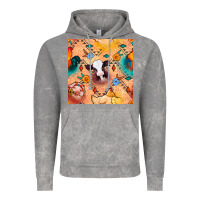 Cloud Rock western farm animals seamless pattern Vintage Hoodie - BundleAndBundleShop