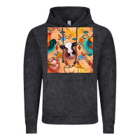 Vintage Black western farm animals seamless pattern Vintage Hoodie - BundleAndBundleShop