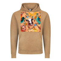 Vintage Camel western farm animals seamless pattern Vintage Hoodie - BundleAndBundleShop