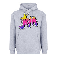 Heather Grey jem and the holograms musical Heavyweight Hoodie - linhVisuals