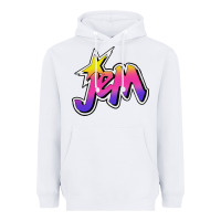 White jem and the holograms musical Heavyweight Hoodie - linhVisuals
