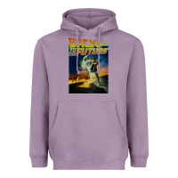 Lavender back to the future vintage Heavyweight Hoodie - linhVisuals