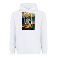 White back to the future vintage Heavyweight Hoodie - linhVisuals