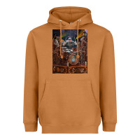 Meerkat Neil Peart cool Heavyweight Hoodie - linhVisuals