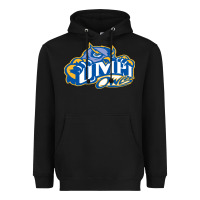 Black university of maine at presque isle vectorized Heavyweight Hoodie - linhVisuals