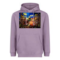 Lavender Neil Peart encore Heavyweight Hoodie - linhVisuals