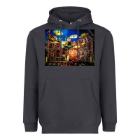 Smoke Neil Peart encore Heavyweight Hoodie - linhVisuals