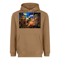 Toasted Coconut Neil Peart encore Heavyweight Hoodie - linhVisuals