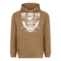 Toasted Coconut delorean machine Heavyweight Hoodie - linhVisuals