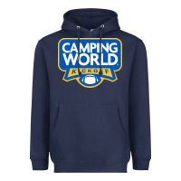 Navy camping world, games Heavyweight Hoodie - linhVisuals