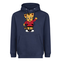 Navy daniel tigers neighborhood Heavyweight Hoodie - linhVisuals