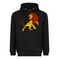 Black mufasa the lion king Heavyweight Hoodie - linhVisuals