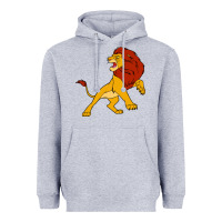 Heather Grey mufasa the lion king Heavyweight Hoodie - linhVisuals