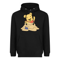 Black baby bear Heavyweight Hoodie - linhVisuals
