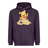 Plum baby bear Heavyweight Hoodie - linhVisuals